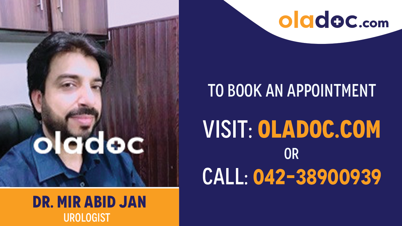 Book appointment with  Dr. Mir Abid Jan-best Urologist Peshawar